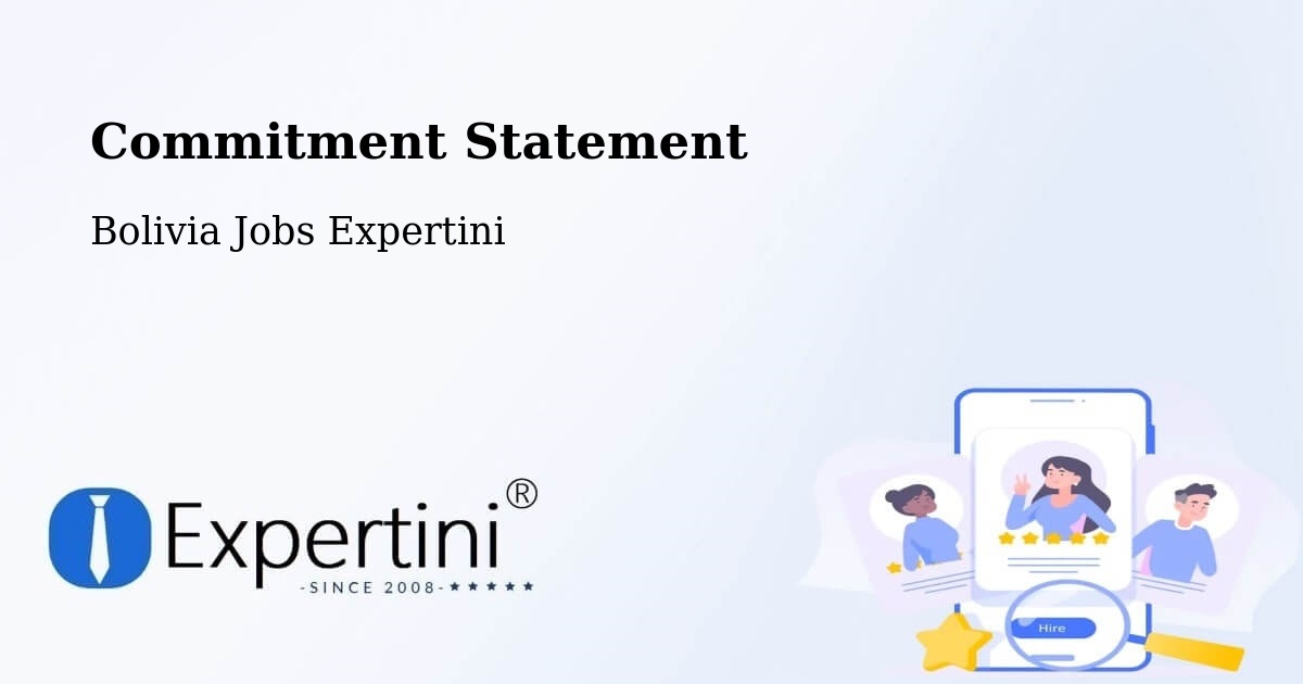 Corporate Commitment – Provincia Ñuflo De Chávez - Bolivia Jobs Expertini